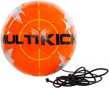 Футбольний м'яч Derbystar Multikick, розмір 5, помаранчево-жовтий