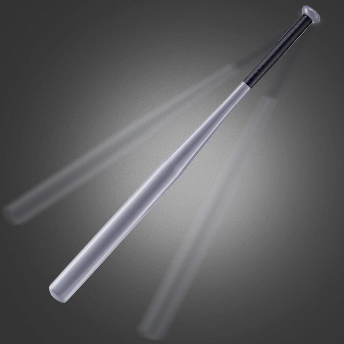 Бейсбольна біта 82 см, сталь. Бейсбольна біта, біта для софтболу. Спортивне обладнання для спорту та відпочинку (сріблястий, легована сталь)