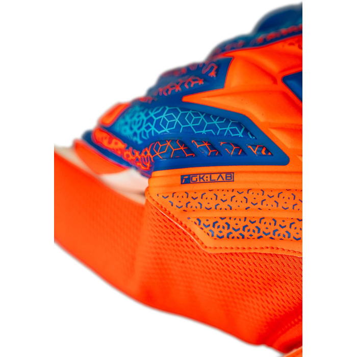 Воротарські рукавички Reusch Attrakt Starter Solid Junior - дитячі, для футболу, оранжево-блакитні