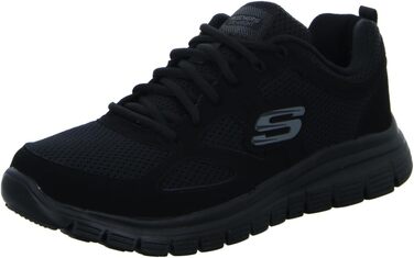Чоловічі кросівки Skechers Burns-Agoura, 41 EU, чорний шкіряний верх з сіткою