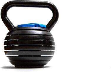 BRAINGAIN Smart Kettlebell регульована 3-18 кг, 7-в-1 | 7 рівнів ваги (3, 5.5, 8, 11, 13.5, 16, 18 кг) | Для домашніх тренувань, компактний дизайн