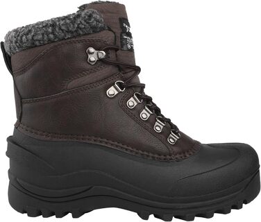 Водонепроникні зимові черевики Riehmot для жінок та чоловіків. Теплі, з підкладкою, антиковзні, для ходьби, трекінгу, роботи та катання на лижах. Розміри EU 36-47 (Новий, коричневий, 45 EU)