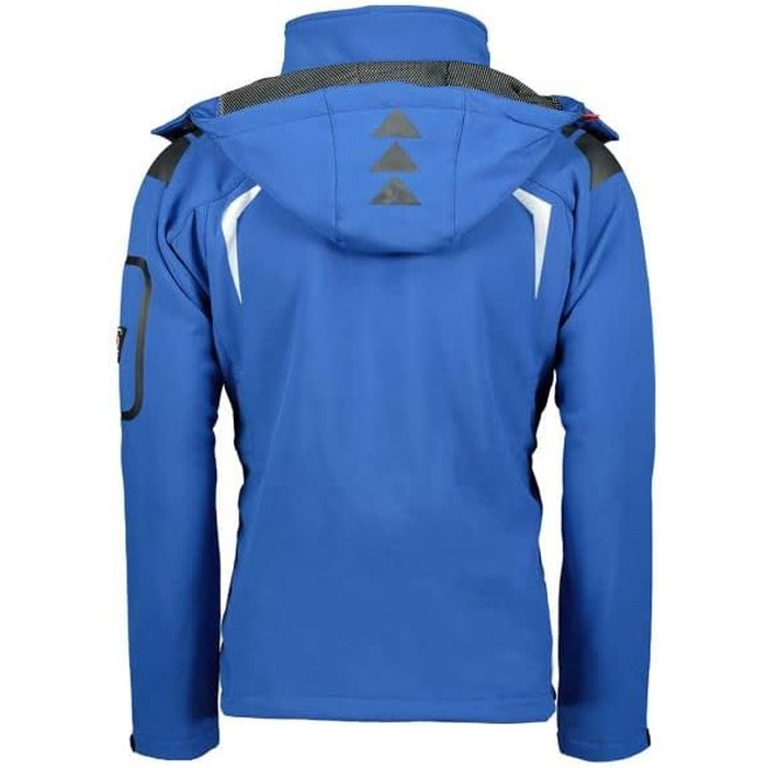 Чоловіча куртка Softshell Geographical Norway Tangata Outdoor функціональна (Electric Blue, Large)