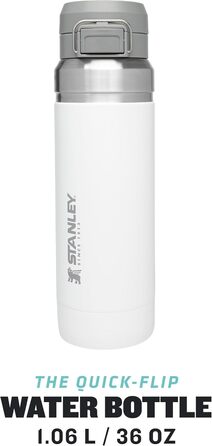 Термос-пляшка Stanley Quick Flip з нержавіючої сталі, 7+ годин холодної води, BPA-free, герметична, для води, з кришкою-диспансером, можна мити в посудомийці