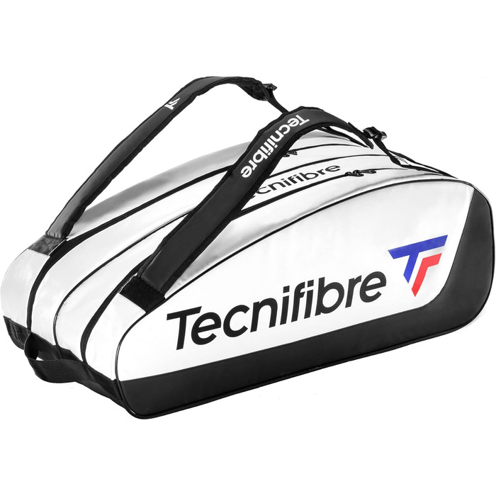 Сумка для тенісу та сквошу Tecnifibre Tour Endurance RS, біла, на 12 ракеток, серія Tour Endurance