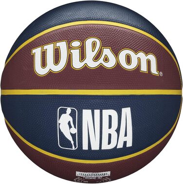 Баскетбольний м'яч Wilson NBA Team Tribute для дорослих, універсальний