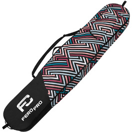 Чохол для сноуборду Zig Zag Pastel: містка сумка з водонепроникного поліестеру, 170 см, з регульованими ременями