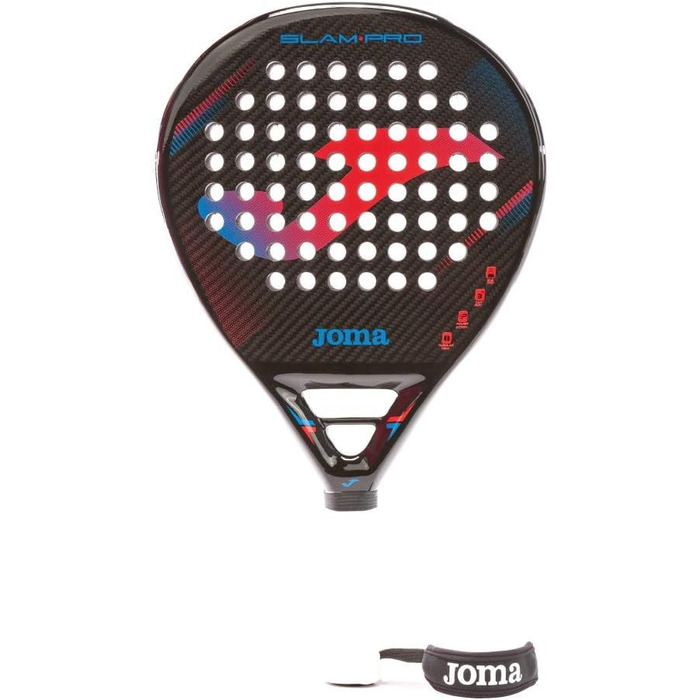 Падельна ракетка JOMA Slam Pro Power, чорна-червона