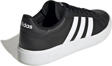Жіночі кеди adidas Grand Court TD Lifestyle Court Casual, чорні з білими смугами, розмір 37 1/3 EU