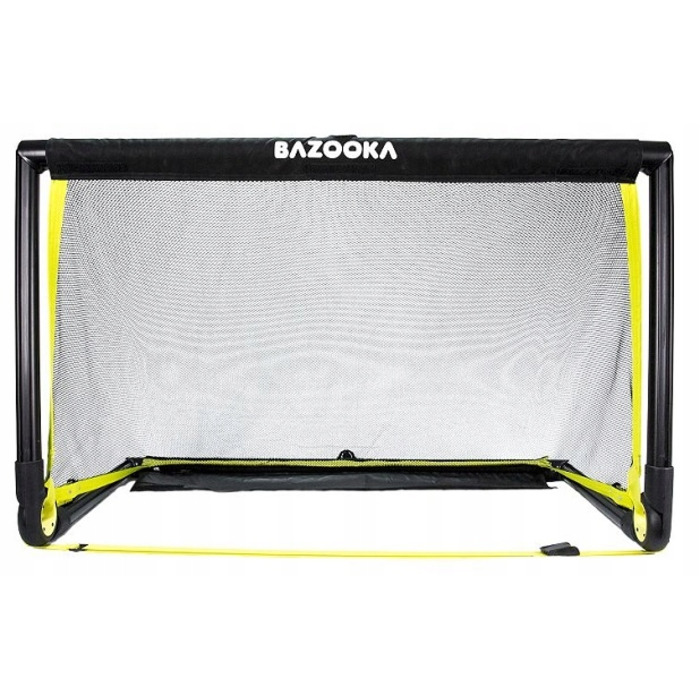 Складані переносні футбольні ворота BazookaGoal 120x75 см, чорні