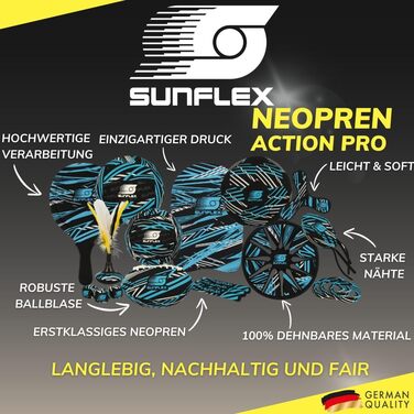 Волейбольний м'яч Sunflex Action Pro розмір 3: м'який, легкий, для пляжу та води | міцний, для будь-якого віку