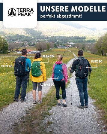 Туристичний рюкзак 20 л Active 20 Premium з вентильованою спинкою, дощовиком і кріпленням для питної системи, з дихаючої 3D Air Mesh, для трекінгу та походів