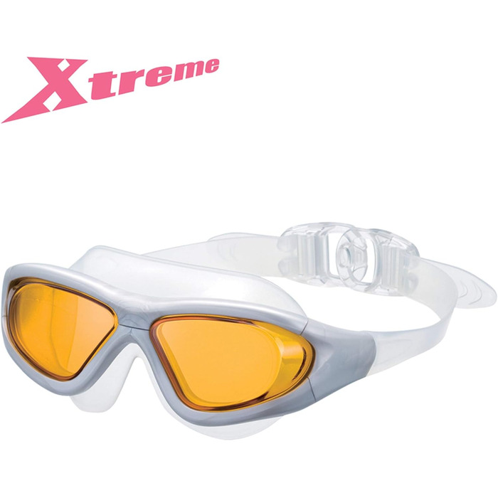 Окуляри для плавання View Xtreme коричнево-сріблясті, антифог, захист від UV