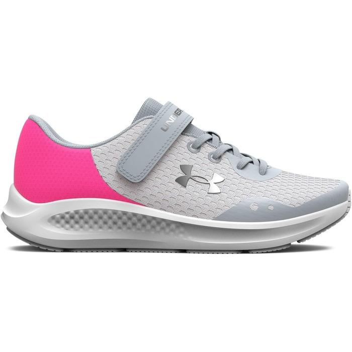 Дитячі кросівки Under Armour Pursuit 3 AC для дівчаток, сірі, розмір 31.5 EU, з технологією Visual Cushioning