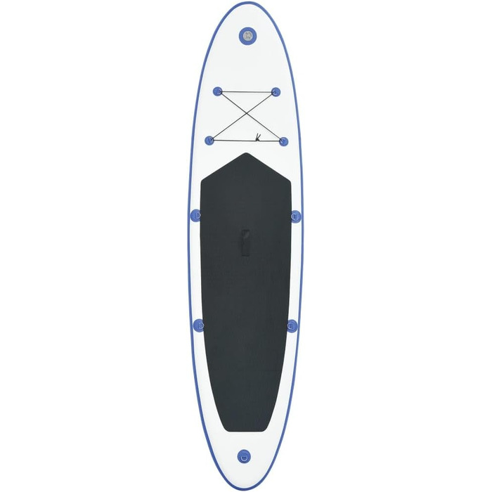 Набір надувної SUP-дошки vidaXL 330×72×10 см, синя, із веслом