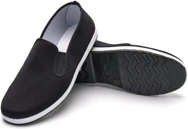 Тай-чи взуття, традиційне китайське кунг-фу взуття з тенту, старі пекінські взуття для бойових мистецтв, чорна гумова підошва, унісекс 38 EU