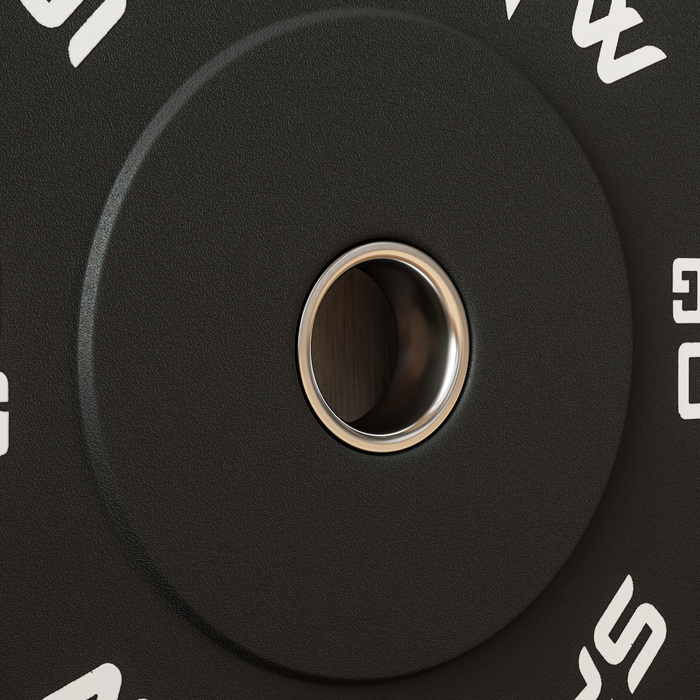 Набір гантелей SPORTNOW, 2 шт. по 10 кг, олімпійський стандарт, гума, тихі, чорні