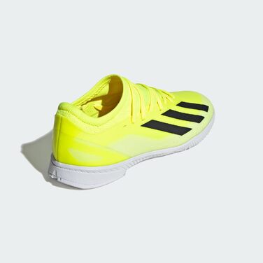 Дитячі футбольні бутси adidas X Crazyfast.3 Indoor для залу, 36 2/3 EU, чорно-жовто-білі