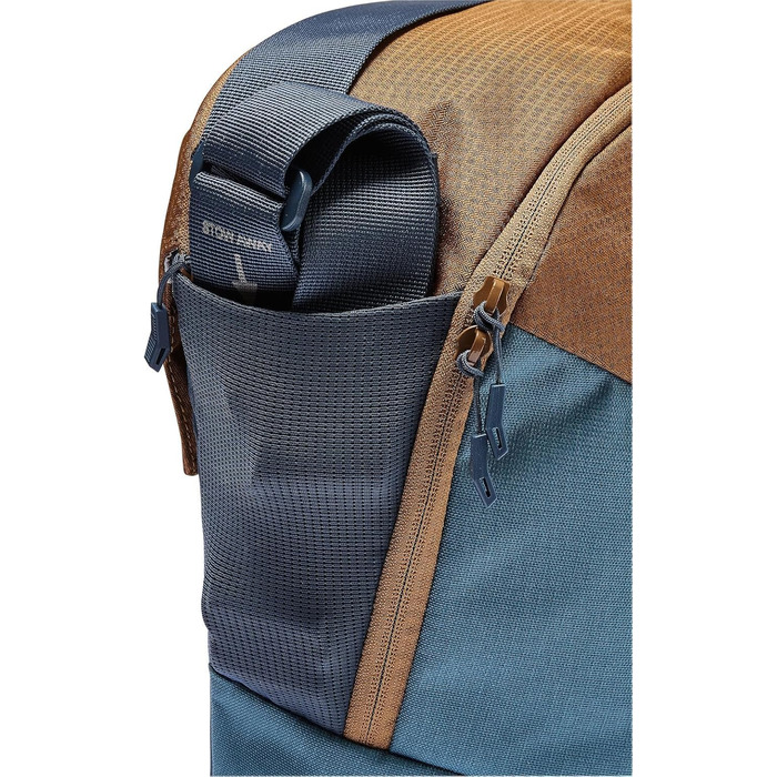Сумка-месенджер VAUDE Cycle Messenger L для велосипеда, 20 л, з дощовиком, універсальний розмір, Baltic Sea/Umbra