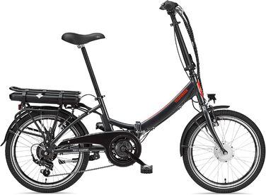 Електровелосипед складаний TELEFUNKEN, алюмінієвий, 250 Вт, Shimano, 36V акумулятор, LED-дисплей, 20 дюймів