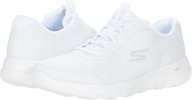 Жіночі кросівки Skechers Go Walk Joy Ecstatic, білі з синім, розмір 37 EU