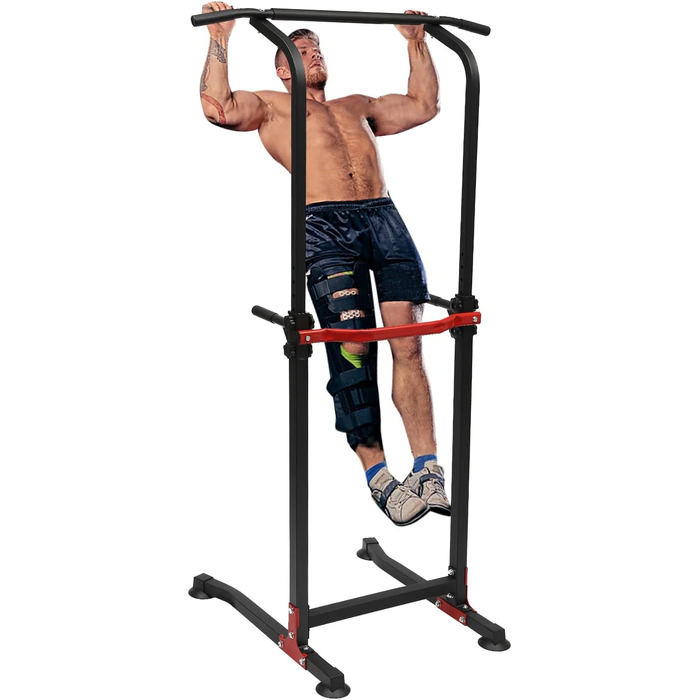 Спортивний турнік Kraftturm: самостійна стійка для турніків та силових тренувань, регульована висота 165–210 см
