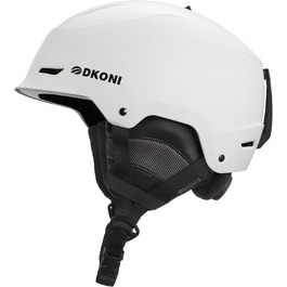 Шолом для сноуборду та гірськолижного спорту для чоловіків, жінок та дітей, регульований розмір, 3-рівнева вентиляція, міцна PC-оболонка з EPS-піною, розмір L (58-62 см)