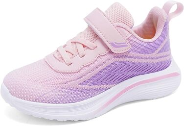 Дитячі кросівки для спорту: зал, біг, повсякденне носіння. Зручні кросівки для хлопчиків 28-40 розміру. Дихаюча сітка, кріплення на липучці. Pink (011), 30 EU