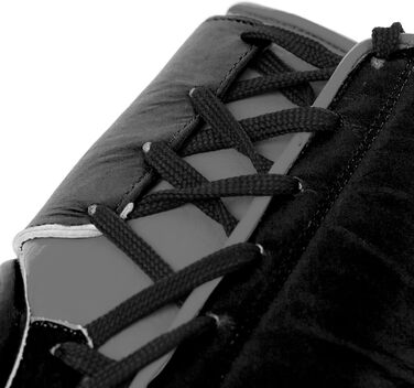 Боксерські рукавички Everlast Powerlock 2 Pro: для спарингу, тренувань з мішком та захисту зап'ястя. 5-шаровий шар, шнурівка, оригінальна Everlast Gear, білий (чорний), 12oz