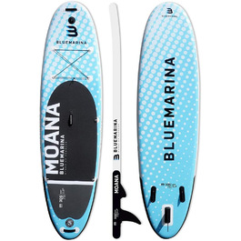 Надувна SUP-дошка Bluemarina Moana 305x75x15 см, серфборд із комплектом, гарантія 5 років, вантажопідйомність 130/180 кг