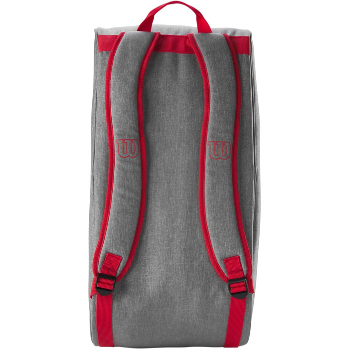 Сумка Wilson 56x29x31 см, сіро-червона, спортивна