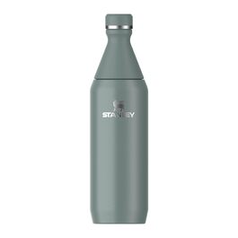 Термос Stanley 1913 All Day Slim 0.6л Shale - пляшка для води з нержавіючої сталі, тримає холод до 6 годин, лід до 11 годин, без BPA, герметична, придатна для миття в посудомийній машині