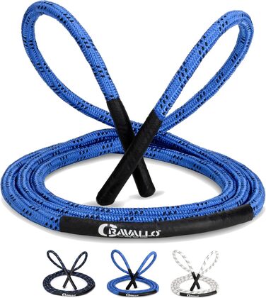 Стрибкове канат Cravallo® Springseil I 3 метри Fatburner Speed Jumping Rope для дорослих, професійний, для боксу, витривалості, MMA, HIIT, блакитний та білий