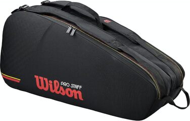 Сумка для тенісних ракеток Wilson Pro Staff Classic 6PK Чорна - Професійна сумка для 6 ракеток