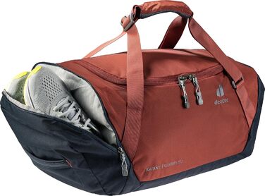 Сумка Deuter AViANT Duffel 50 л спортивна дорожня, червоно-синя
