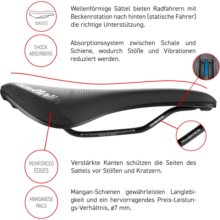 Велосипедне сідло Selle Italia Novus Boost EVO X-Cross Superflow L3, чорне - для MTB та гравійних велосипедів
