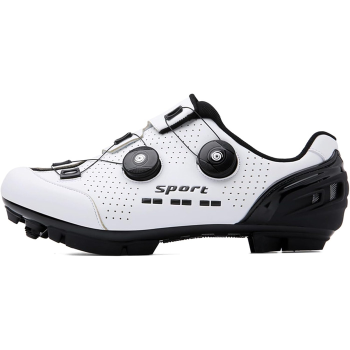 Велосипедні шкарпетки SDEQA для MTB, чоловічі та жіночі, сумісні з SPD, унісекс, розмір 41 EU, білі