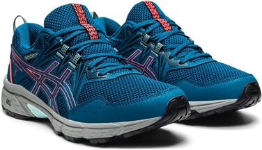Жіночі кросівки для бігу ASICS Gel-Venture 8, 37.5 EU, кольори Deep Sea Teal та Blazing Coral