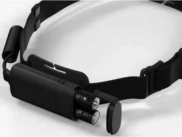Ліхтар налобний Ledlenser H5 Core LED, 350 люмен, водонепроникний IP67, регульований, поворотний, з плавним регулюванням яскравості, 2xAA батарейки, дальність освітлення 160м, з батарейками