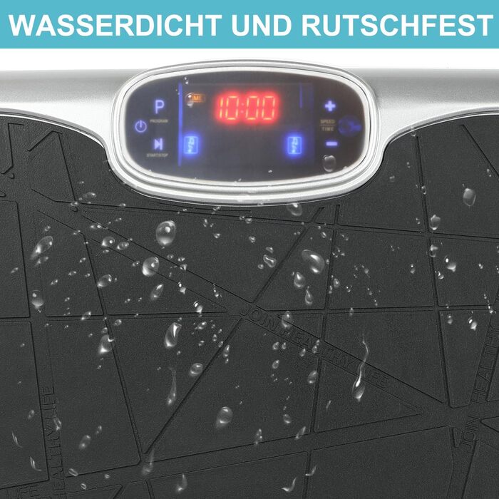 Вібраційна платформа Triclicks для тренувань всього тіла - 5 програм, з пультом дистанційного керування та еластичними стрічками, для схуднення та фітнесу вдома