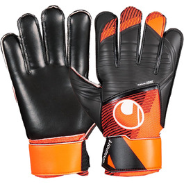 Воротарські рукавички Uhlsport Starter Resist+ для юніорів, унісекс, флуоресцентно-оранжеві/чорні/білі, футбольні