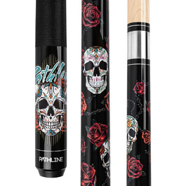 Більярдний кий Pathline Billard-Queuestab: канадський клен, 13 мм наконечник, чорний/молот, 20oz