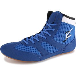 Жіночі боксерські та фітнес-бутси DAMANDO: дихаюча сітка, комфорт та стиль для кікбоксингу та тренувань (39 EU, Blue/Blau)