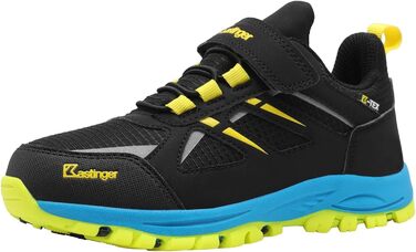 Черевики туристичні Kastinger Grabner Low Ev Ktx для хлопчиків (33 EU, чорний/неоновий жовтий)
