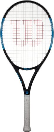 Тенісна ракетка Wilson Ultra Elite 105 для дорослих, розмір ручки 2 (4 1/4''), чорна/синя/біла