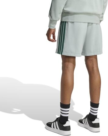 Чоловічі спортивні шорти Adidas Essential Three Stripes French Terry (S, Wonder Sage/Collegiate Green)