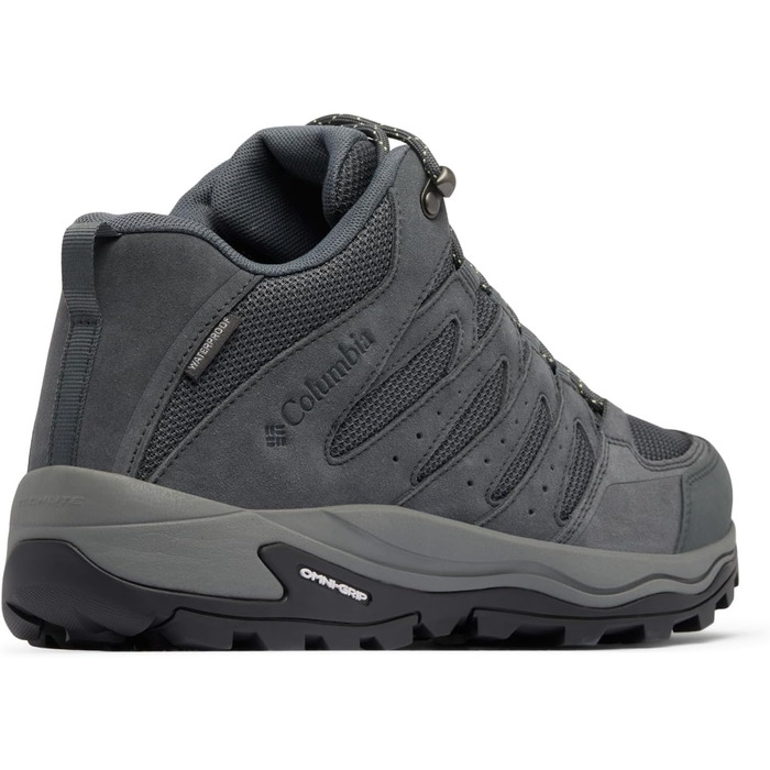 Чоловічі трекінгові черевики Columbia Redmond™ IV Mid Waterproof, 42 EU, Graphite Citron Haze