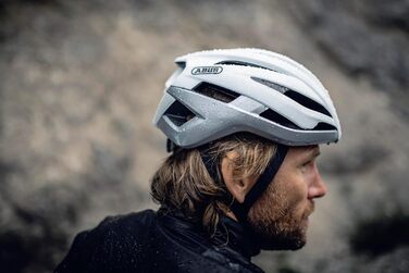 ABUS StormChaser ACE велосипедний шолом для шосейних гонок, гравелу та циклокросу, легкий, для чоловіків і жінок, сірий (Pure Grey), розмір S (51-55 см)