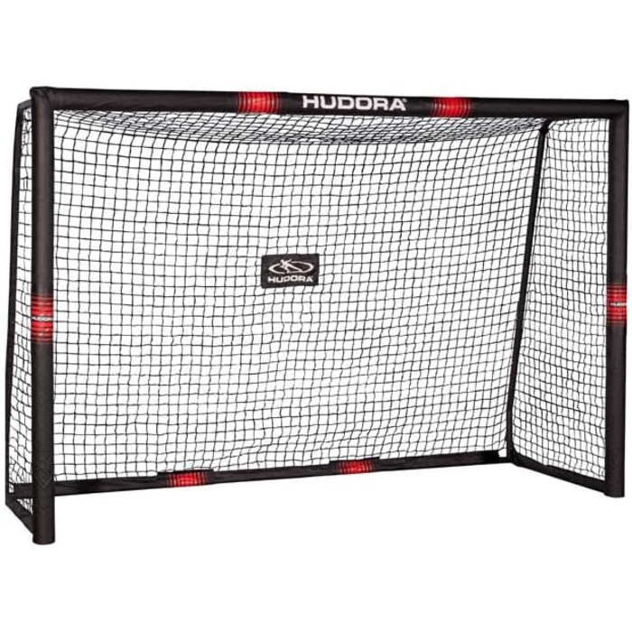 Велике футбольне ворота HUDORA Pro Tect 300x200 см з м'яким покриттям для дітей і дорослих, захисна сітка, для вулиці