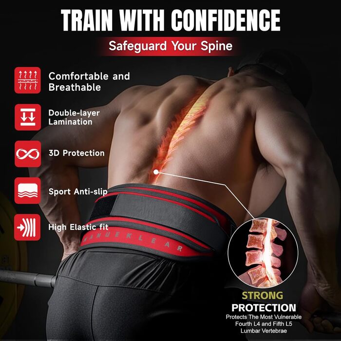 Пояс для важкої атлетики 2-в-1 з ременями для підтягувань, 92 см, для пауерліфтингу, фітнесу, з навантаженням, зелений (яскраво-червоний, S(26-29 дюймів))